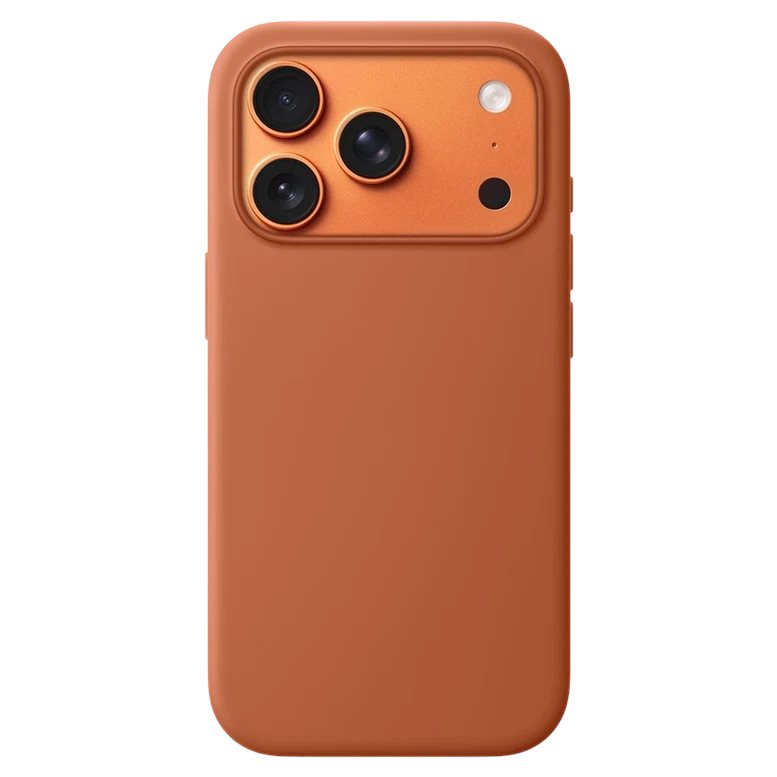 Husă Silicon Premium iP17 Pro MagSafe Terra Cotta