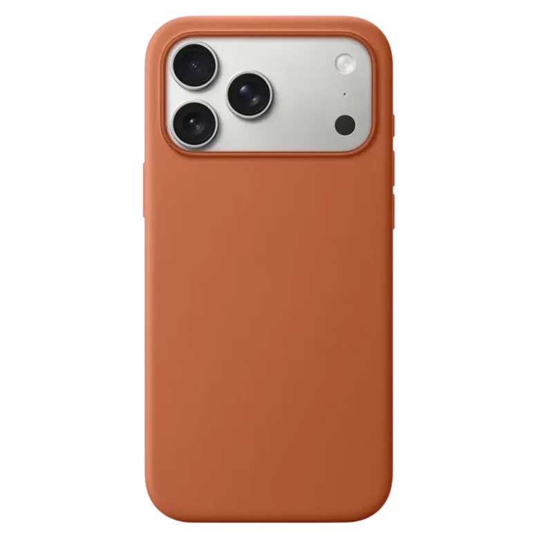 Husă Silicon Premium iP17 Pro Max MagSafe Terra Cotta