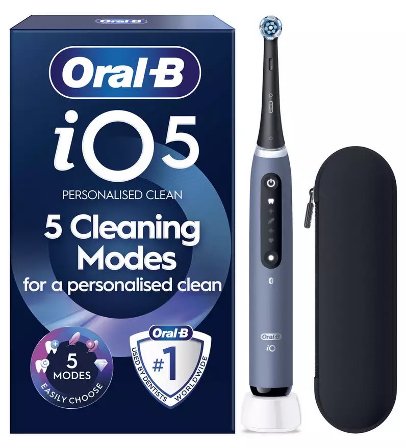 Электрическая зубная щетка Oral-B iO5 Personalized Clean Blue