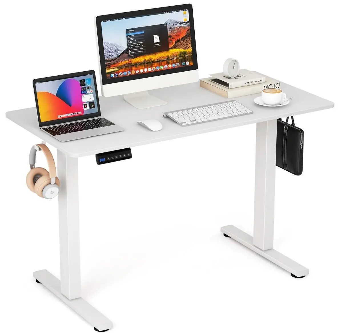 Письменный стол электрический Costway JV12587DE-WH White
