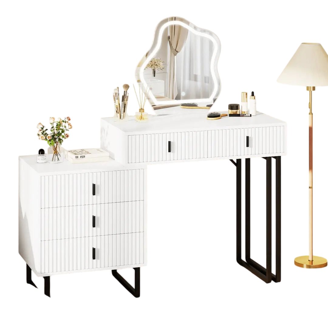 Туалетный столик Costway HU11074WH White