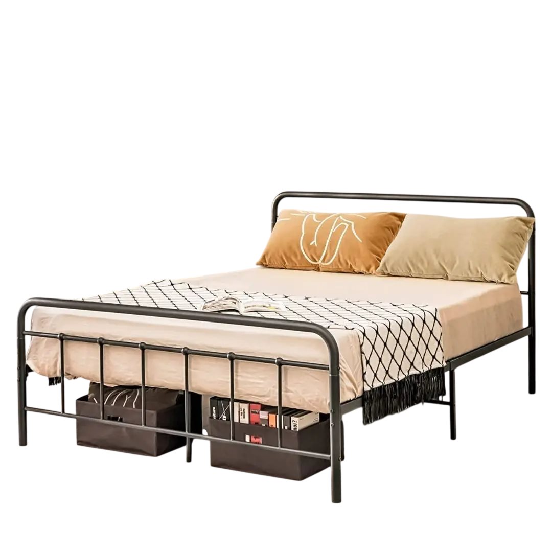 Кровать Costway HU10284DK Black