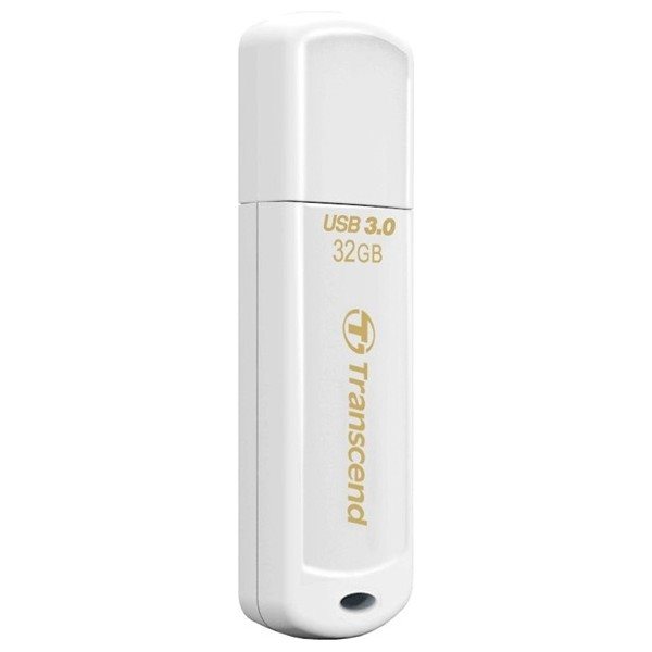 USB flash накопитель Transcend JetFlash 730 32Gb White