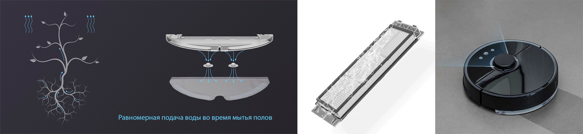 Робот пылесос Xiaomi Mi RoboRock Vacuum S55 Black доставка