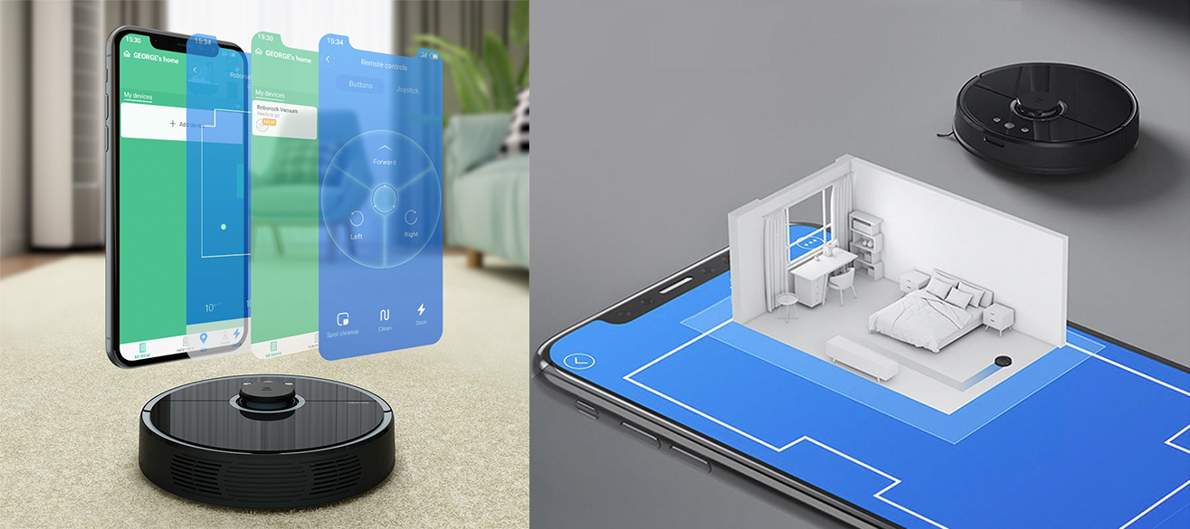 Робот пылесос Xiaomi Mi RoboRock Vacuum S55 Black Оргеев