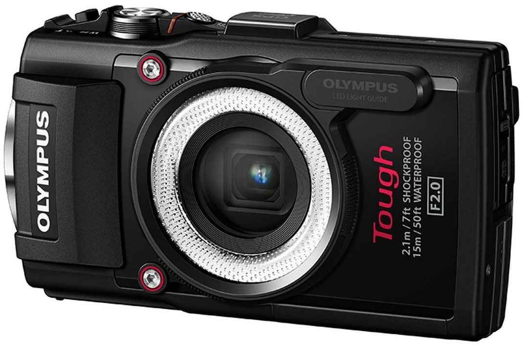 Image Цифровой фотоаппарат Olympus ToughTG-3 + LG-1 Kit (Black)