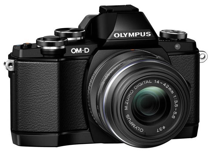 Image Aparat foto digital Olympus OM-D E-M10 Kit (14-42mm f/3.5-5.6) Black