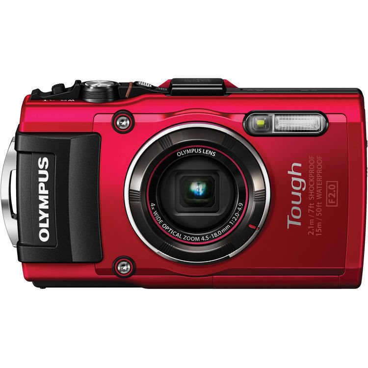 Image Цифровой фотоаппарат Olympus Tough TG-4 (Red)