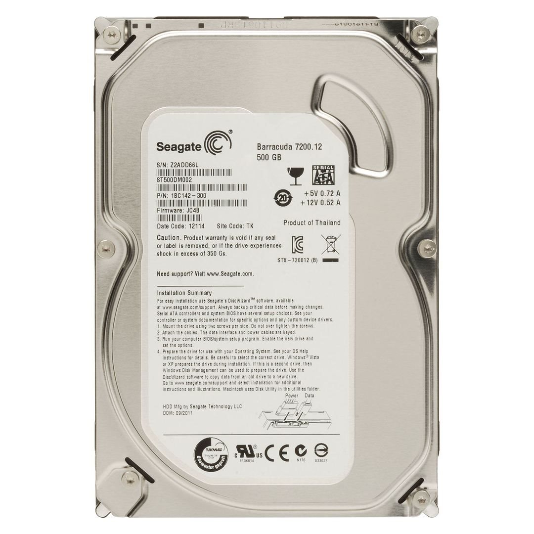 Image Жесткий диск Seagate Barracuda 500Gb (ST500DM002)