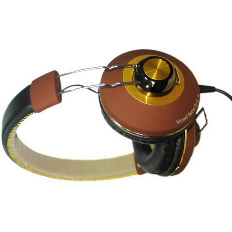 Image Наушники Maxell Retro DJ II Brown (MXH-HP600)