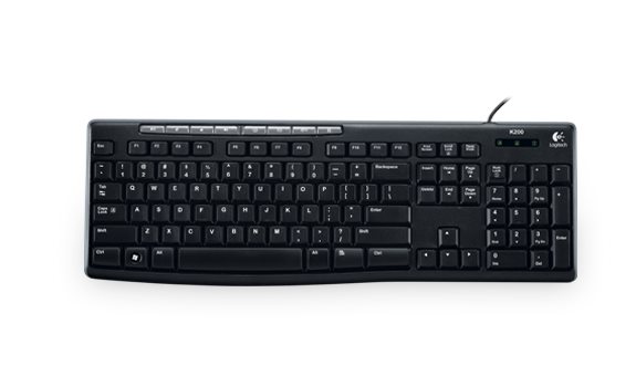Image Клавиатура Logitech Keyboard K200 for Business USB OEM (Black)