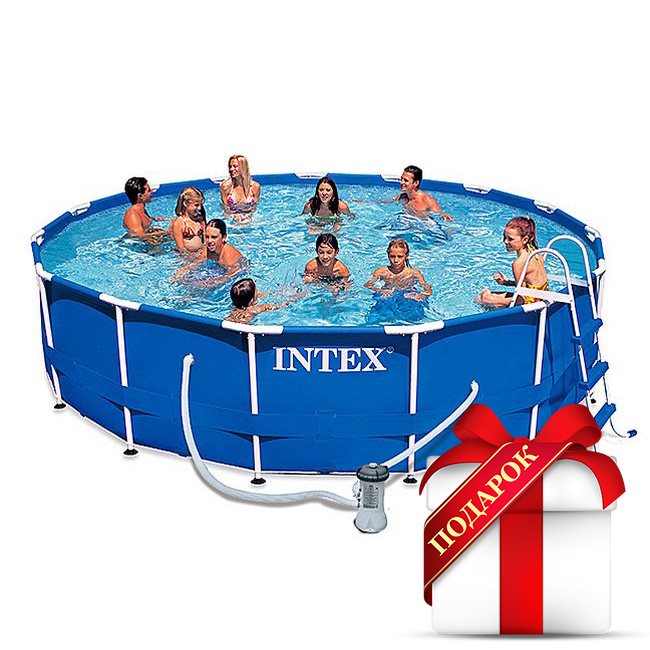 Image Бассейн с металлическим каркасом Intex Metal Frame Pools 28234