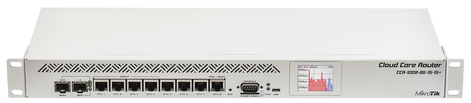 Image Маршрутизатор Mikrotik CCR1009-8G-1S-1S+