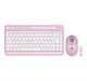 Image Беспроводной комплект клавиатура + мышь G-Cube GRKST-520C Travel Tini USB Pink