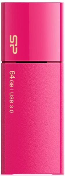 Image USB flash накопитель Silicon Power Blaze B05 3.0 64Gb Peach (SP064GBUF3B05V1H)
