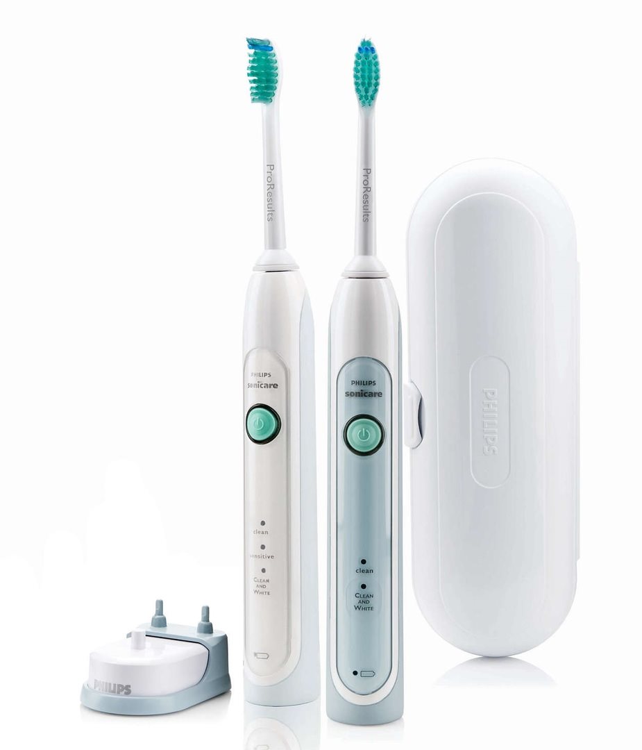 Image Set de periute de dinti sonice Philips HealthyWhite HX6730/33