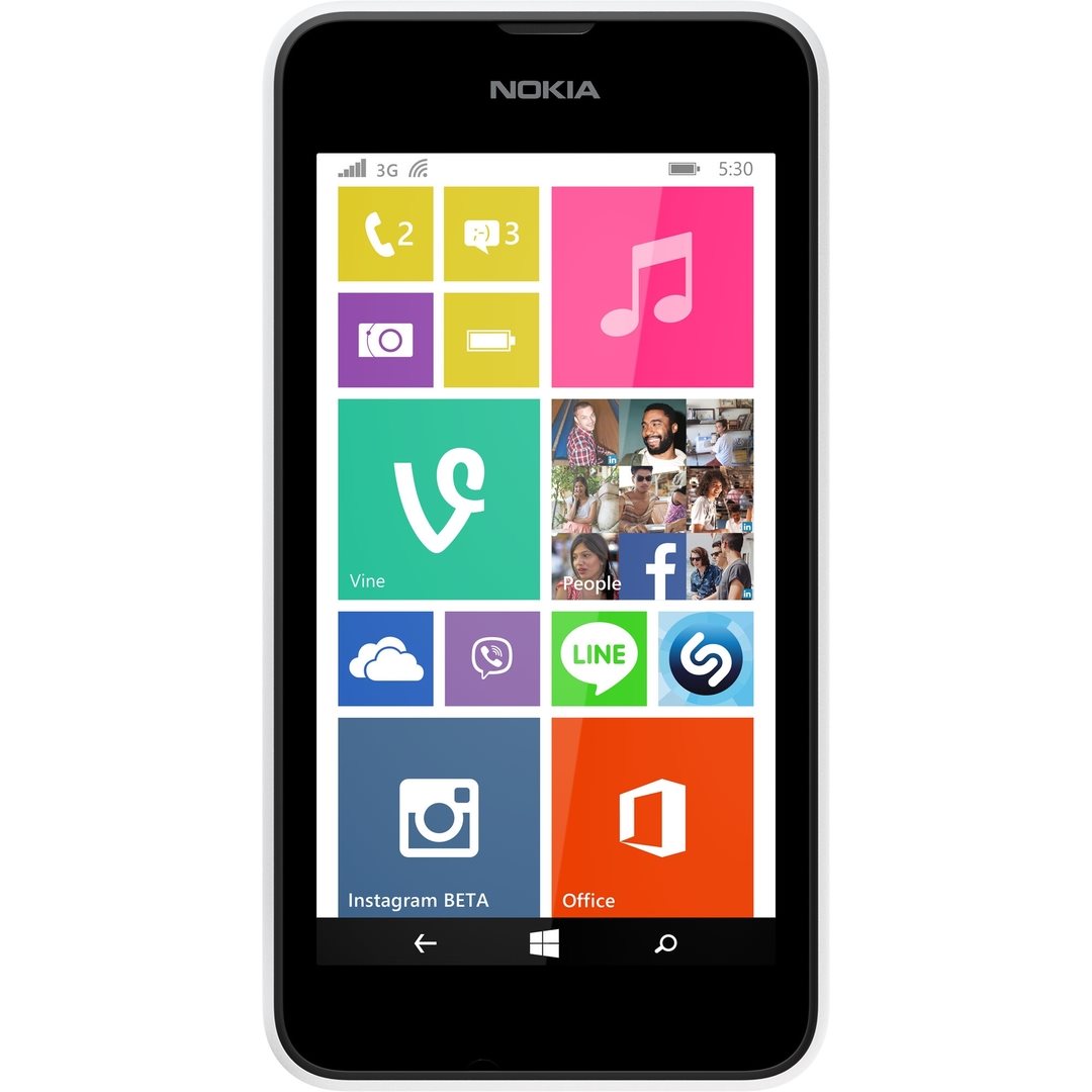 Microsoft Lumia 530 White Single Sim