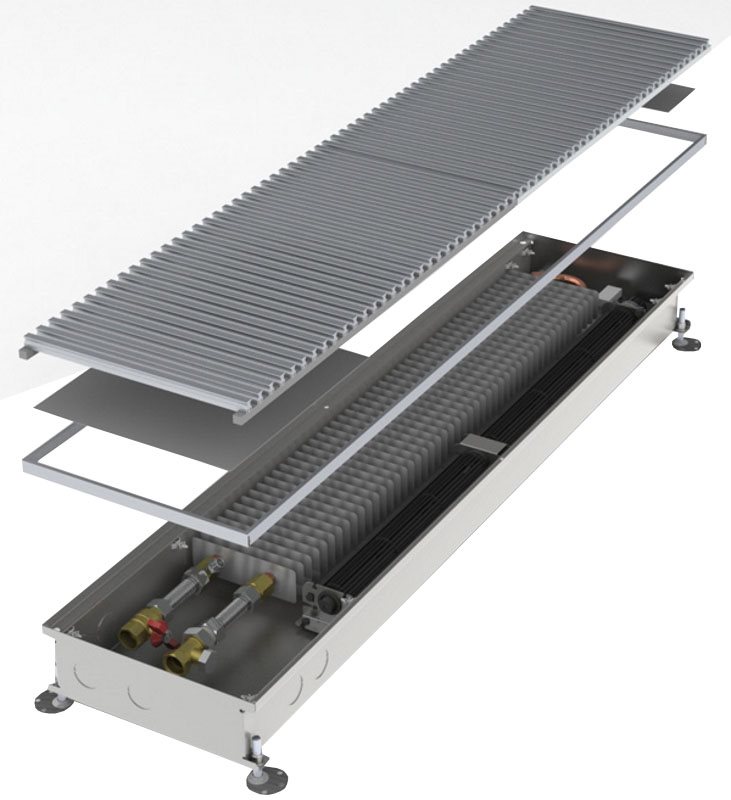 Image Внутрипольный конвектор с вентилятором Minib COIL-T80 900