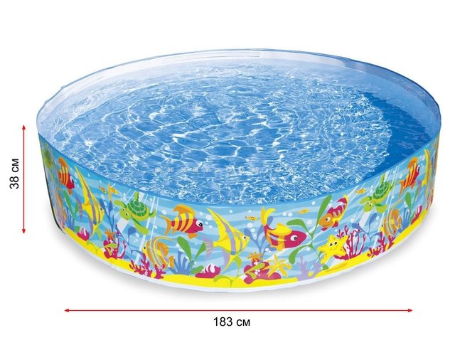 Image Каркасный бассейн Ocean Play Snapset 183х38 см