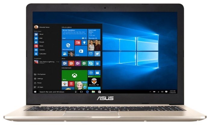 Image ASUS VIVOBOOK PRO N580VD Gold Metal (Core i7-7700HQ 8Gb 256Gb+1Tb)