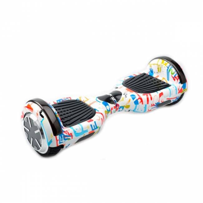 Image RoadLink Regular 6" White Graffiti