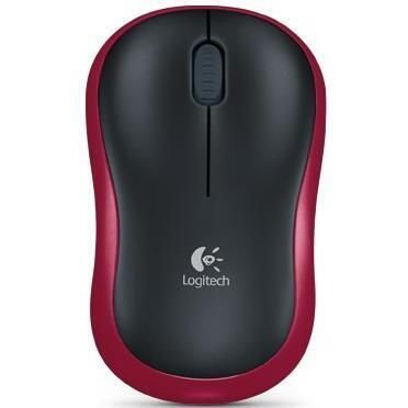 Компьютерная мышь Logitech M185 Red, Black