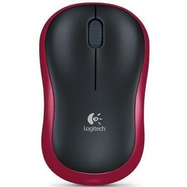 Image Mouse Logitech M185 Red, Black