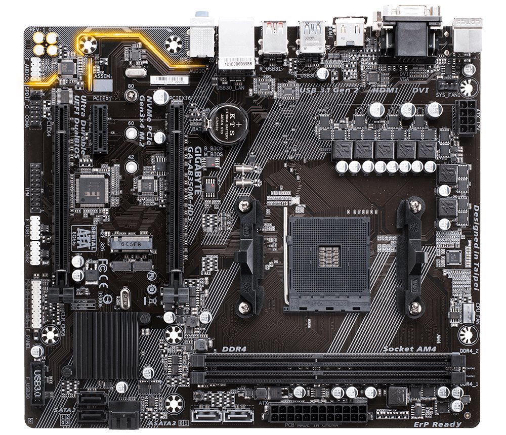 Image Gigabyte GA-AB350M-HD3 1.0