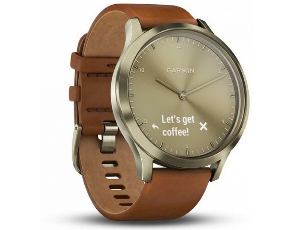 Image GARMIN Vivomove HR Premium Gold with Light Brown
