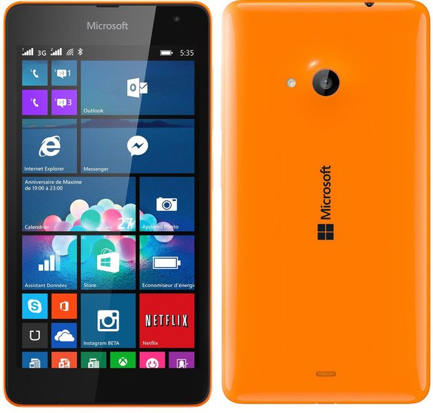 Image Microsoft Lumia 530 Orange Single Sim