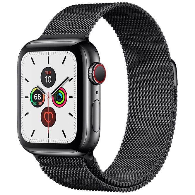 Image Ceas inteligent Apple Watch Series 5 GPS + LTE 44mm MWWL2 Black