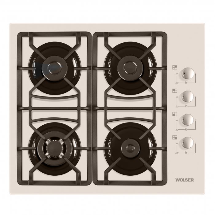 Image Plita de gaz Wolser WL- F 6401 GT IC  Ivory