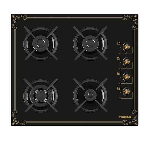 Image Варочная панель газовая Wolser WL- F 6401 GT IC Black Rustic