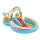 Image Детский Надувной бассейн с горкой карамель 57149