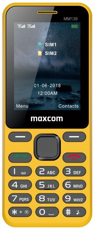 Image Maxcom MM139 Yellow