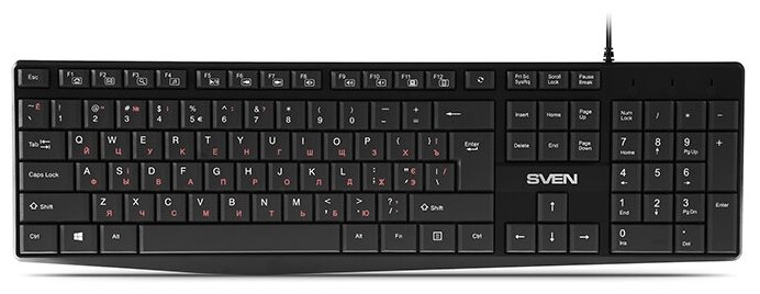 Image Tastatură SVEN KB-S305 RU UK EN