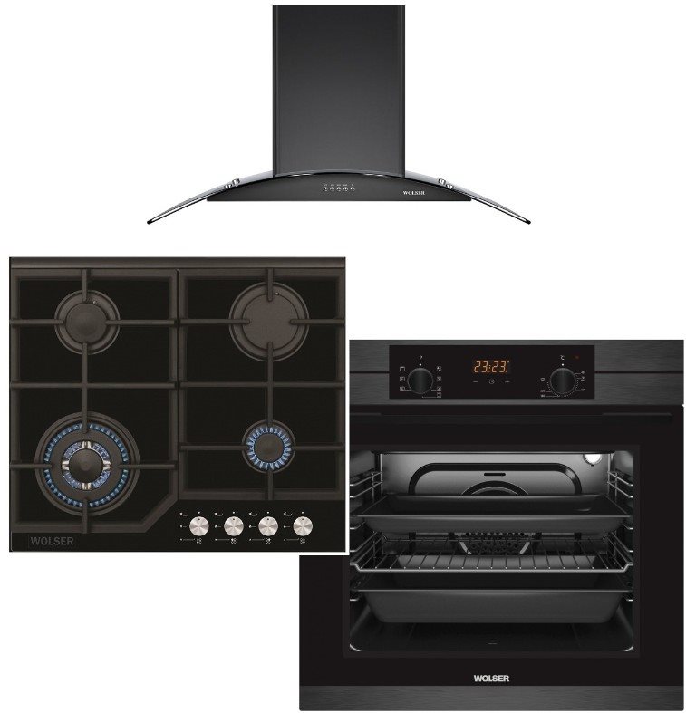 Image Варочная панель газовая WOLSER BLACK WL