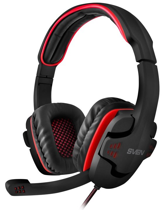 Image Наушники Sven AP-G855MV Black-Red