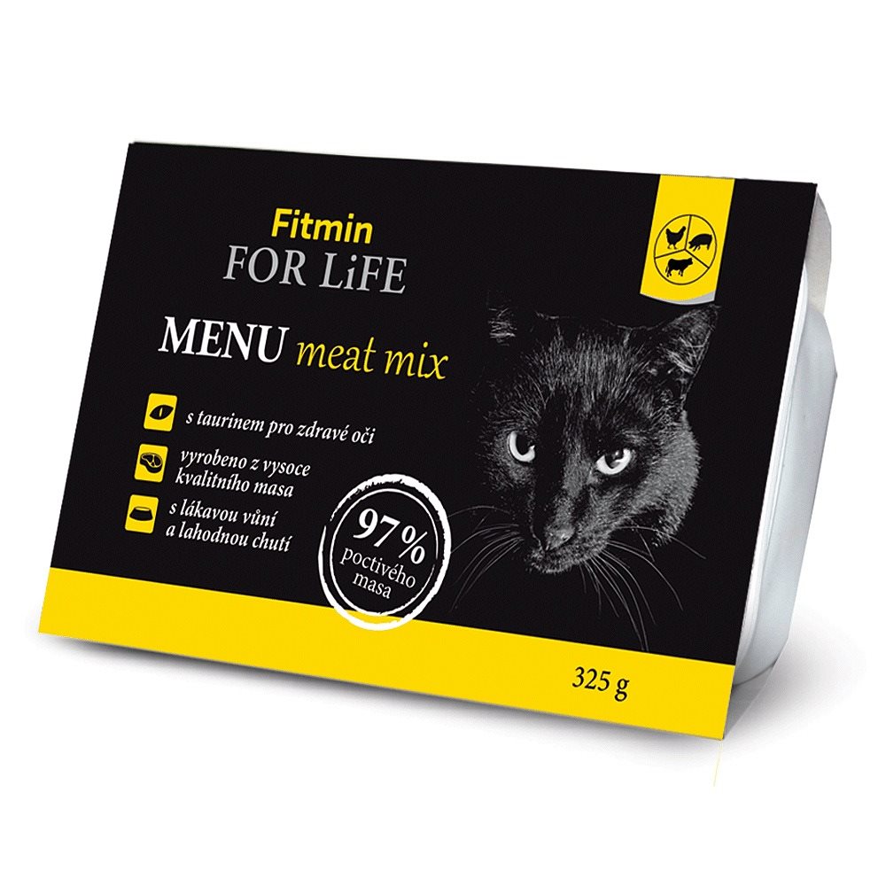 Image Корм для кошек Fitmin MENU meat mix 325g * 12