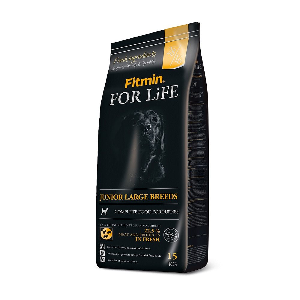 Image Сухой корм для собак Fitmin dog For Life jun. large br. 15kg