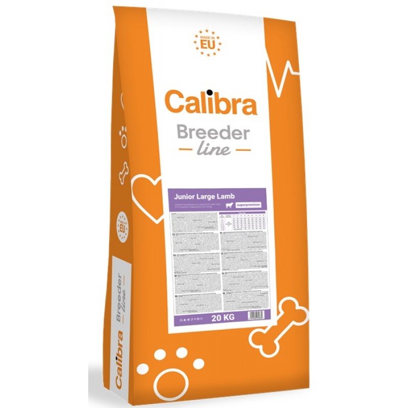 Image Сухой корм для собак Calibra Dog Breeder Line SP Junior Large Lamb 20 Kg