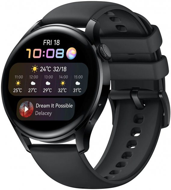 Image Ceas inteligent Huawei Watch 3 Black