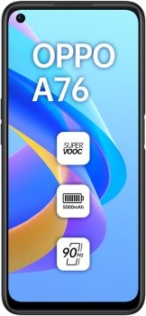 Image Мобильный Телефон OPPO A76 4/128GB Black