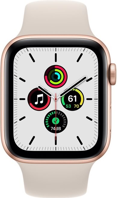 Image Ceas inteligent Apple Watch SE (2020) GPS 44mm MKQ53 Starlight