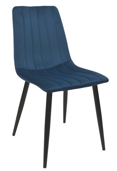 Image Scaun de bucatarie DP DC-90P Catifea Dark Blue, Black