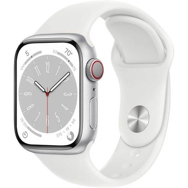 Image Ceas inteligent Apple Watch Series 8 45mm MP4J3 GPS + LTE Silver