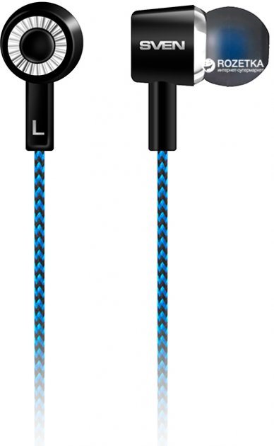 Image Căști SVEN E-106 Black/Blue