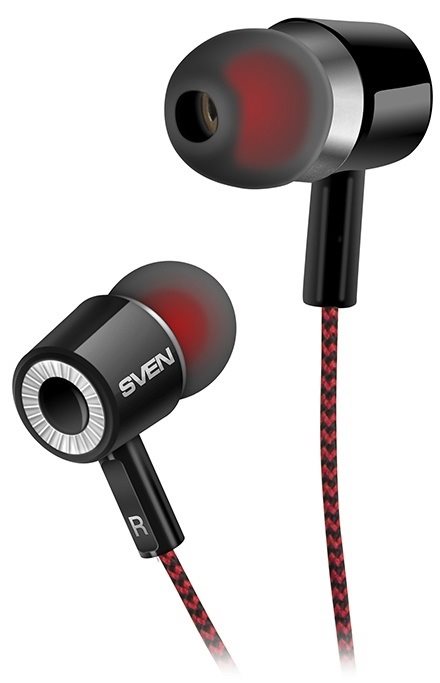 Image Căști SVEN E-108, Black/Red