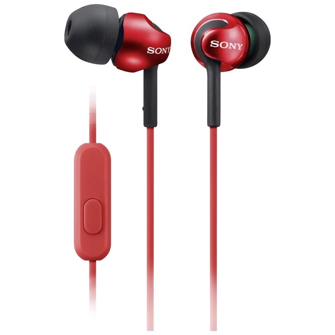 Image Наушники SONY MDR-EX110AP, Red