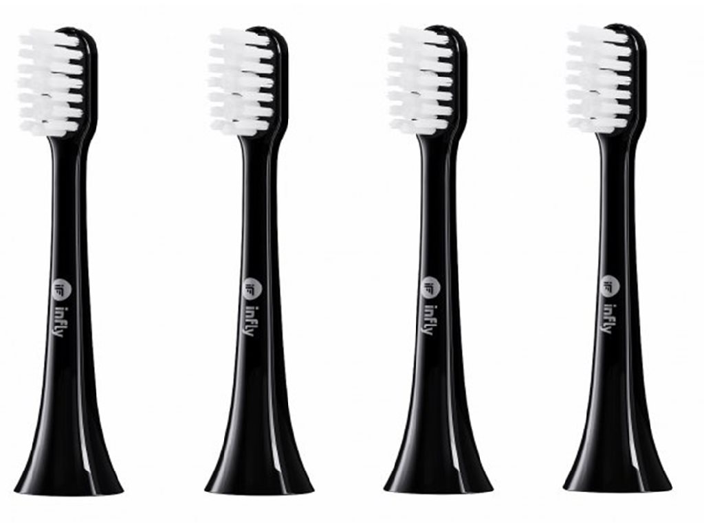 Image Насадки для зубной щётки Xiaomi Infly PT02/T03B/T03S Black